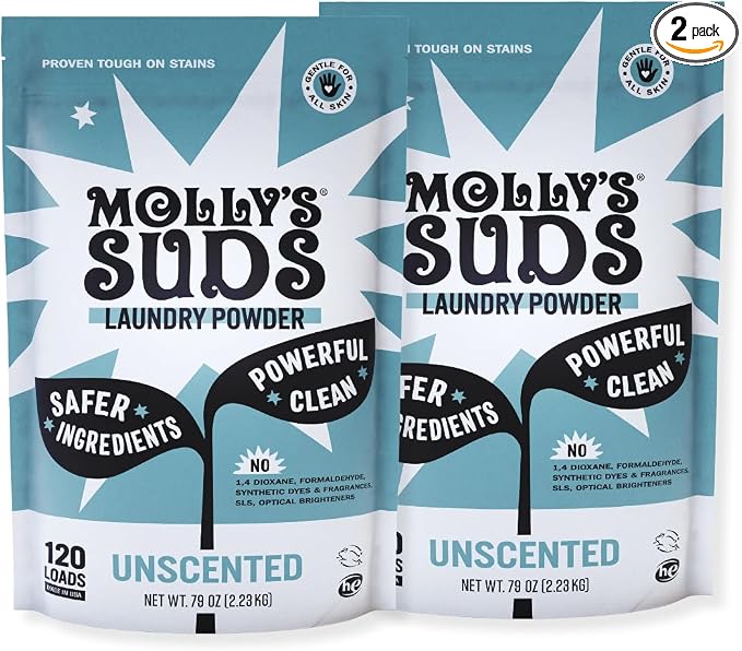 Molly's Suds Original Laundry Detergent Powder | Clean Laundry Detergent Powder by MollysSuds