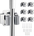 6PCS Broom and Mop Holder, Heavy Duty Garden Tool Organizer Rack Rake and by JAMEND+CLXP