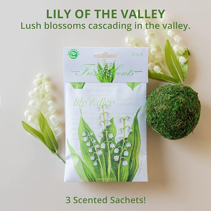 WILLOWBROOK | Fresh Scents Scented Sachet Packet | Lily of The Valley | Air - Image 3