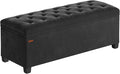 SONGMICS Velvet Storage Ottoman Bench, Foot Rest by SONGMICSbySONGMICSHOME