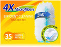 35 Duster Refills for Swiffer, Duster Refills Kit by LANARP