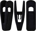 Black Velvet Hangers Clips 40 PCS, Pants Hangers Velvet Clips Easily Add to by TOFIIGREM