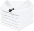 Homaxy 100% Cotton Waffle Weave Kitchen Dish Cloths, Ultra Soft Absorbent Quick by Homaxy