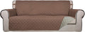 PureFit Reversible Quilted Sofa Cover, Water Resistant Slipcover Furniture by PureFit