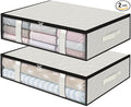 StorageRight Under Bed Storage Bins, Breathable Organizer by StorageRight