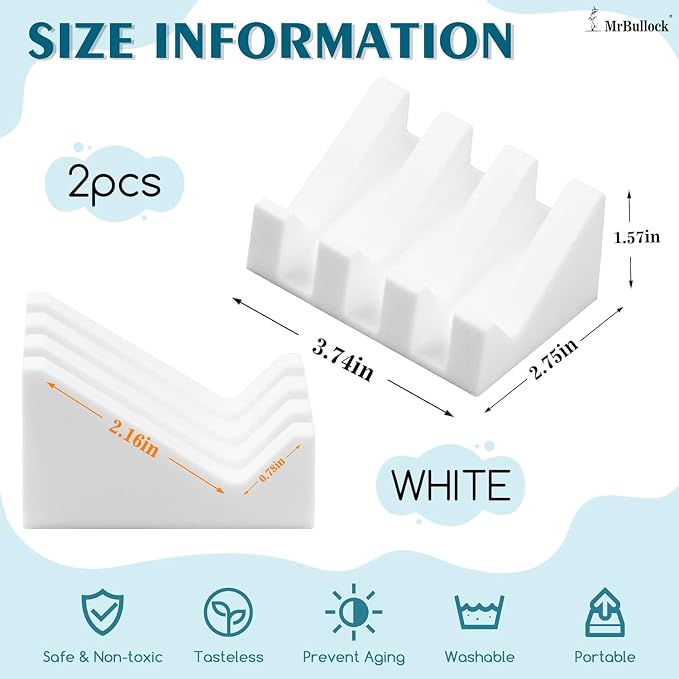 Silicone Soap Dish for Bar Soap Holder for Shower Bathroom Self Draining - Image 5