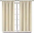 BGment Beige Blackout Curtains for Short Window by BGment