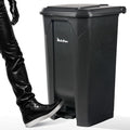 27 Gallon Step-On Trash Can/Container, Hands-Free Disposal by PlasticPrince
