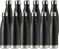 MEWAY 17oz Sport Water Bottle 12 Pack Vacuum Insulated Stainless Steel by MEWAY