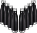 VEGOND 17oz Stainless Steel Water Bottles Bulk, Reusable Metal Sports Water by VEGOND