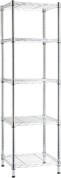 Amazon Basics 5-Shelf Tower Adjustable Storage Shelving Unit, 16 D x 16 W x 54 by AmazonBasics
