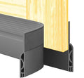 Door Draft Stopper, Door Sweep for Bottom of Doors, Weather Stripping Seal by Zibian