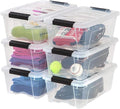 IRIS USA 13 Qt Stackable Plastic Storage Bins by IRISUSA