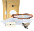 LILY LADUE Candle Refill Kit - 2Lb/32Oz Pearled Candles Sand and Wicks and by Unknown