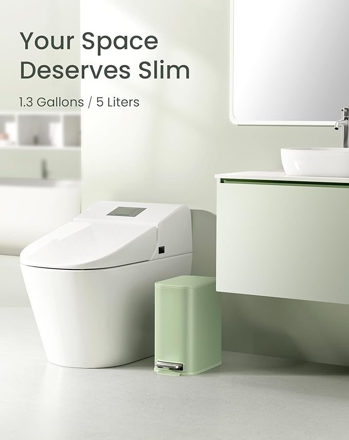 Cesun Small Bathroom Trash Can - Image 2