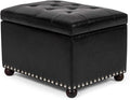 Joveco Leather Storage Ottoman, by Joveco