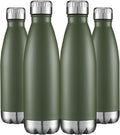 HASLE OUTFITTERS 17oz Stainless Steel Water Bottles Bulk, Vacuum Insulated by HASLEOUTFITTERS