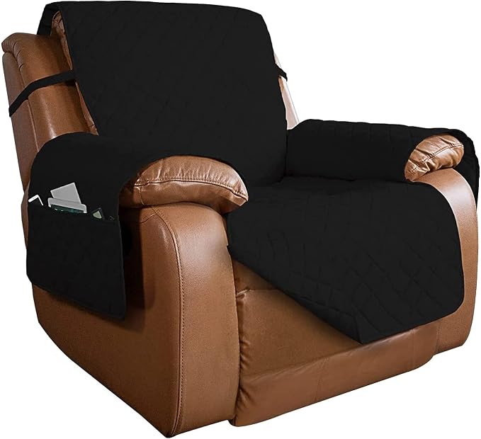 PureFit Reversible Quilted Oversized Recliner Sofa Cover, Water Resistant by PureFit