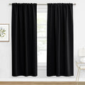 RYB HOME Blackout Curtains for Living Room, Back Tab & Rod Pocket Top by RYBHOME