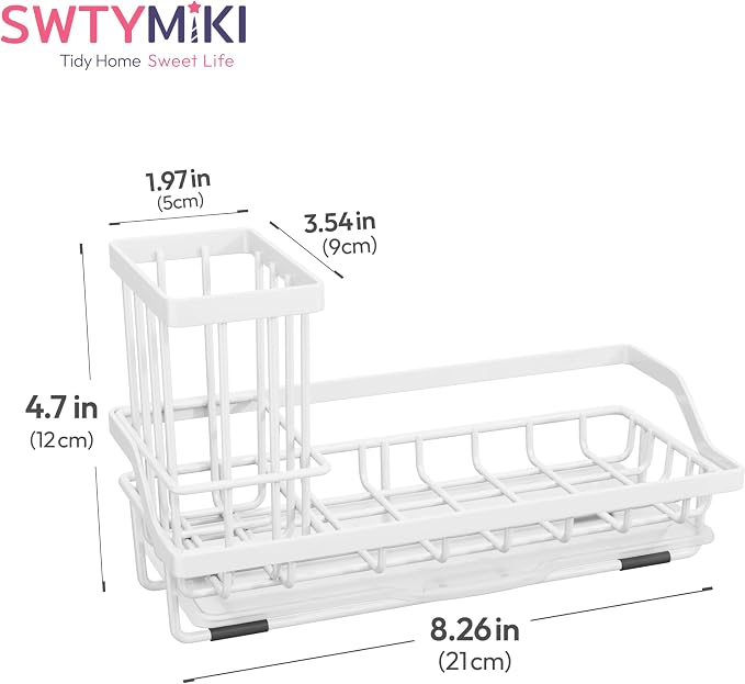 SWTYMIKI Sink Caddy Sponge Holder - Image 7