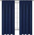 BGment Rod Pocket 63 Inch Long Blackout Curtains by BGment