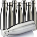 MEWAY 17oz Sport Water Bottle 8 Pack Vacuum Insulated Stainless Steel by MEWAY