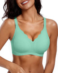 Vertvie Womens Seamless Bras No Underwire Supportive Wireless Push Up Full by WelcometoVertVie
