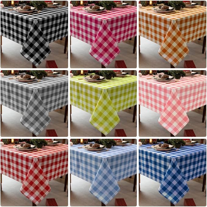 Gingham Tablecloth Fabric - Image 6