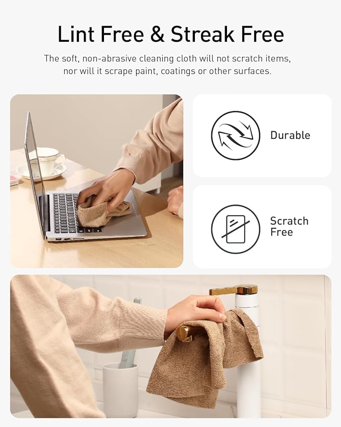 Fantasticlean Microfiber Cleaning Cloth Roll -75 Pack, Tear Away Microfiber - Image 3