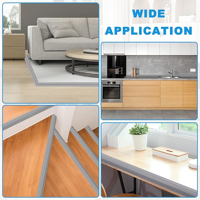 Wall Corner Protector Peel and Stick Corner Trim Molding Flexible Inside & - Image 6
