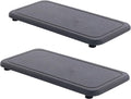 2 Pcs Water Absorbing Stone Trays, Kitchen/Bathroom Sink Soap Dish, Diatomite by NiuYichee