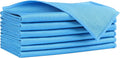 HOMEXCEL Microfiber Glass Cleaning Cloths 6 PK, Lint Free Streak Free, Reusable by HOMEXCEL