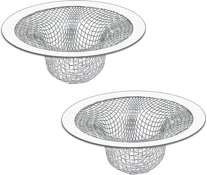 2PCS Tub Drain Hair Catcher by Seatery