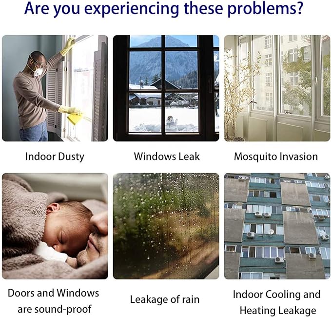 TAROSE Weather Stripping, 33 Feet Weather Seal Strip, Adhesive Silicone Tape - Image 4