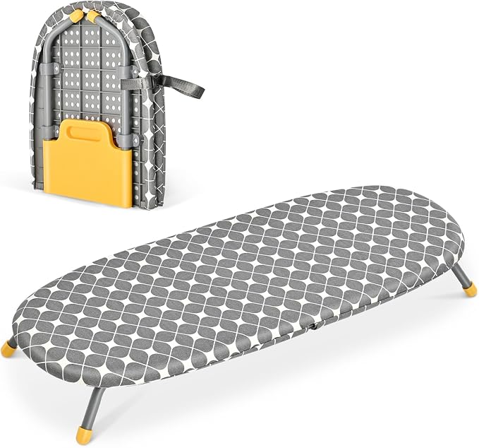 APEXCHASER Foldable Ironing Board, Tabletop Small Board by APEXCHASER