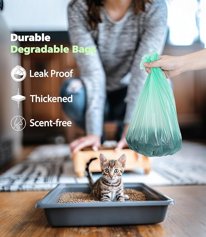 200 Counts AYOTEE Mini Trash Bags, 1.2 Gallon Small Compostable Trash Bags - Image 7