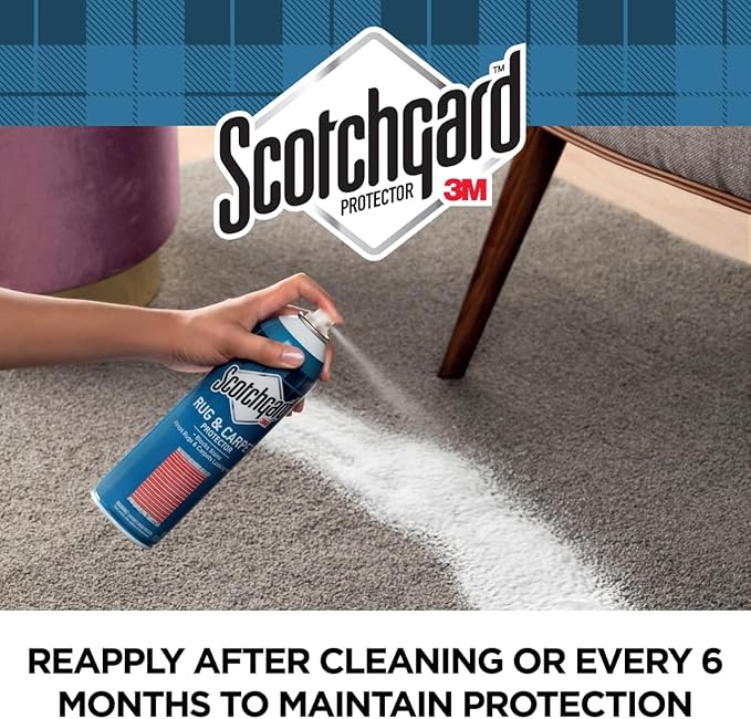 Scotchgard Rug & Carpet Protector, Carpet & Rug Protector Blocks Stains During - Image 5