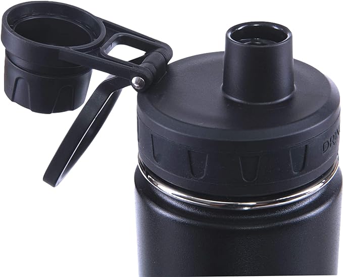 Drinco Stainless Steel Water Bottle Spout Lid Vacuum Insulated Double Wall - Image 3