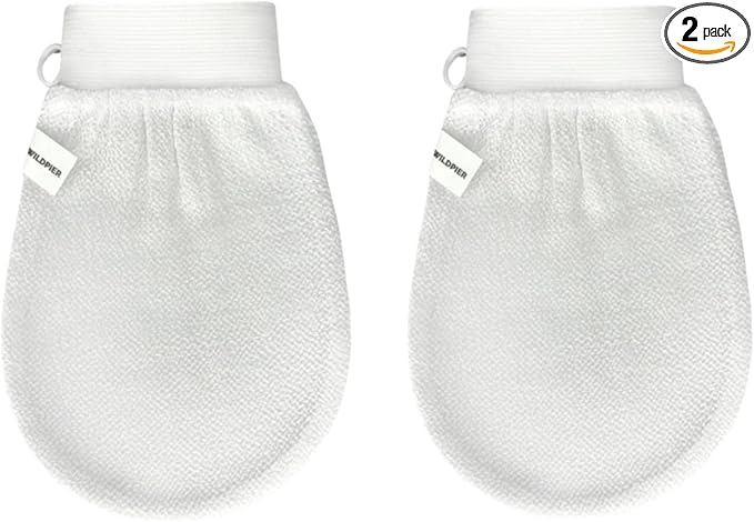 Wildpier Beauty Exfoliating Glove 2 Pack Mitt Body Scrub by Wildpier