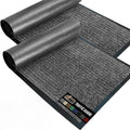 GORILLA GRIP Traffic Guard Door Mat, 2 Pack, Heavy Duty Waterproof Doormat by GorillaGrip