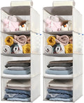 2 Packs Hanging Closet Organizer Storage, 4-Shelf Hanging Shelves by WelcometoYRCBEHFU