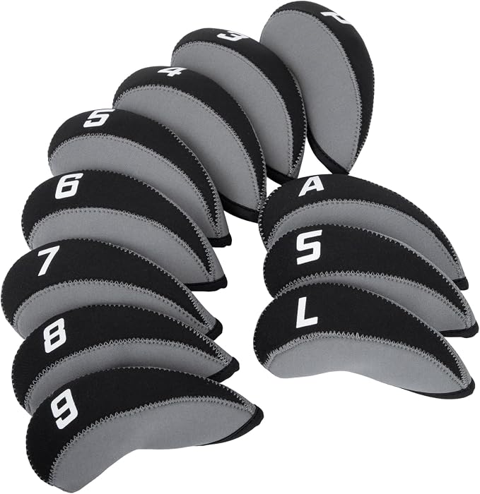 Golf Iron Covers for Golf Clubs Neoprene Golf Iron Cover Set 11pcs/10pcs Golf by montelagolf