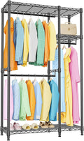 IZEUK 2 Combination Heavy Duty Garment Rack Wire Clothes Rack by IZEUK