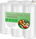 Premium Vacuum Sealer Bags, 8x 200 inches, BPA Free & Heavy Duty Vacuum Freezer by Unknown