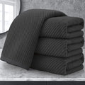 VOOVA & MOVAS Gray Hand Towels for Bathroom, Large 18" x 28" by VOOVAMOVAS