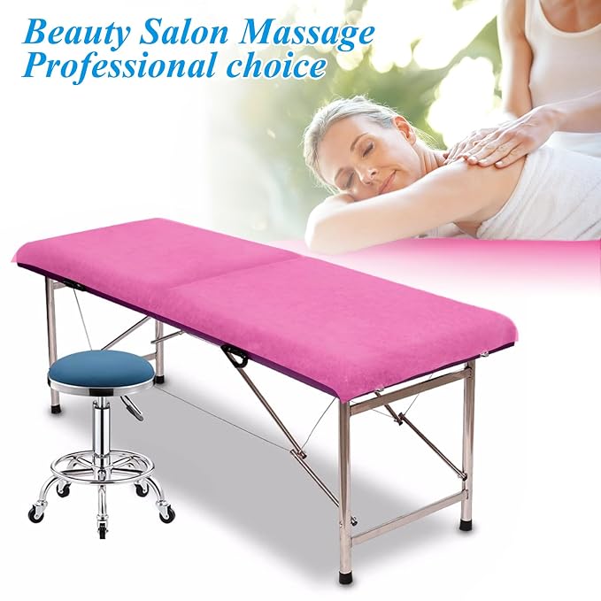 50Pcs Disposable Massage Table Sheets 31.5" x 71" Non-Woven Fabric Bed Covers - Image 3