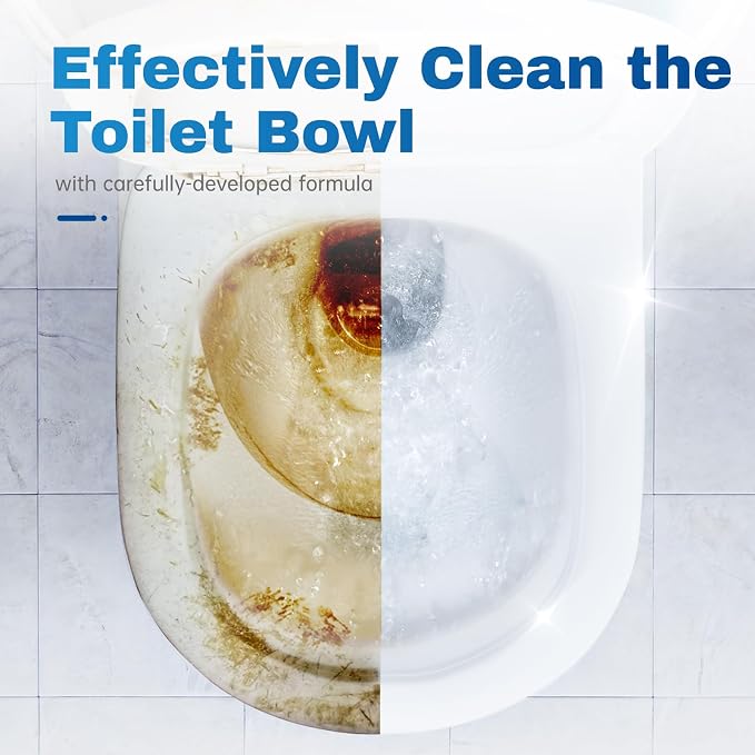 Vacplus Toilet Bowl Cleaner Tablets 50 PACK, Automatic Toilet Bowl Cleaners - Image 3
