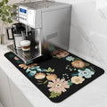 AMOAMI Coffee Mat Hide Stain Rubber Backed Absorbent Dish Drying Mat by AMOAMI
