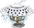 Tub Stopper Bathtub Drain Hair Catcher, 2 in 1 Bathtub Drain Stopper, Bathtub by Unknown