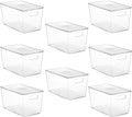 Vtopmart 8 Pack Clear Stackable Storage Bins by Vtopmart